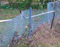 broken fence