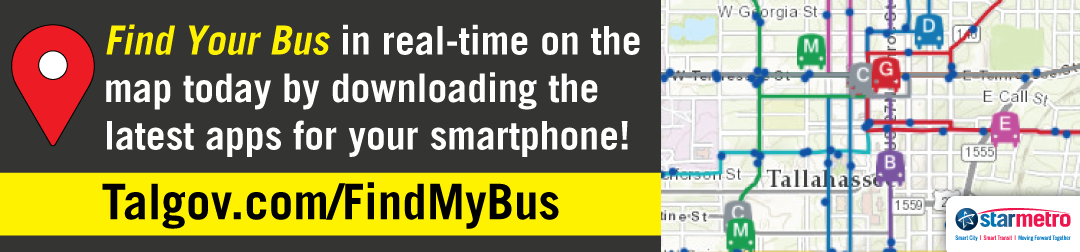 Click to be taken to a page that will show you all the different ways to find your bus in real time using an interactive map or downloadable smartphone application