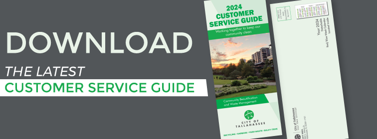 download the pdf of the latest solid waste customer service guide